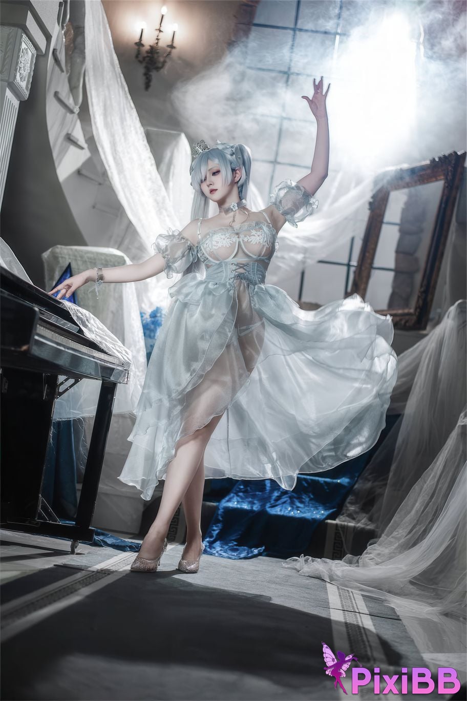 Cosplayer Natsuko Xia Xiazi cinderella crystal princess Cinderella PixiBB.COM 017