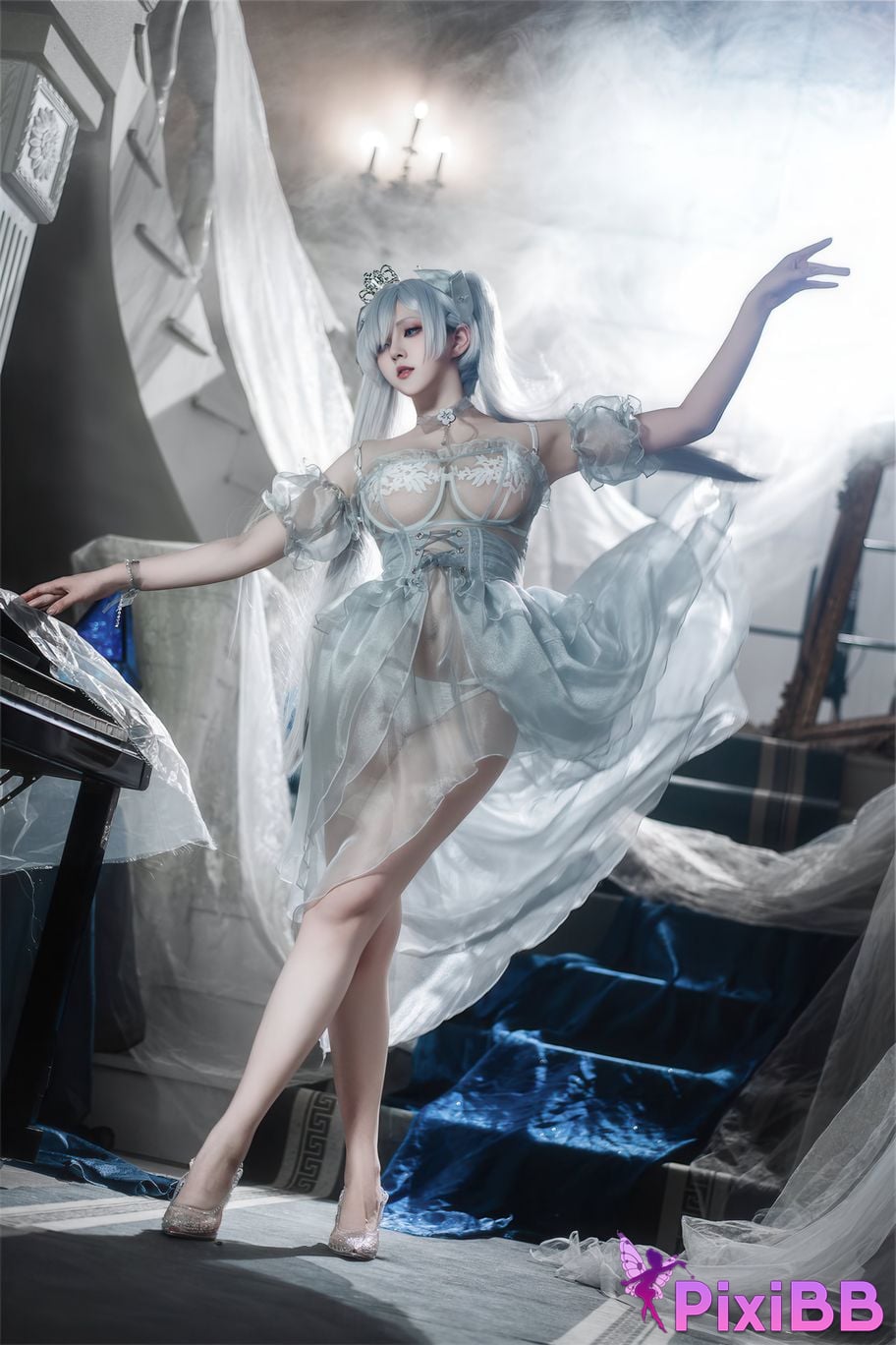 Cosplayer Natsuko Xia Xiazi cinderella crystal princess Cinderella PixiBB.COM 018