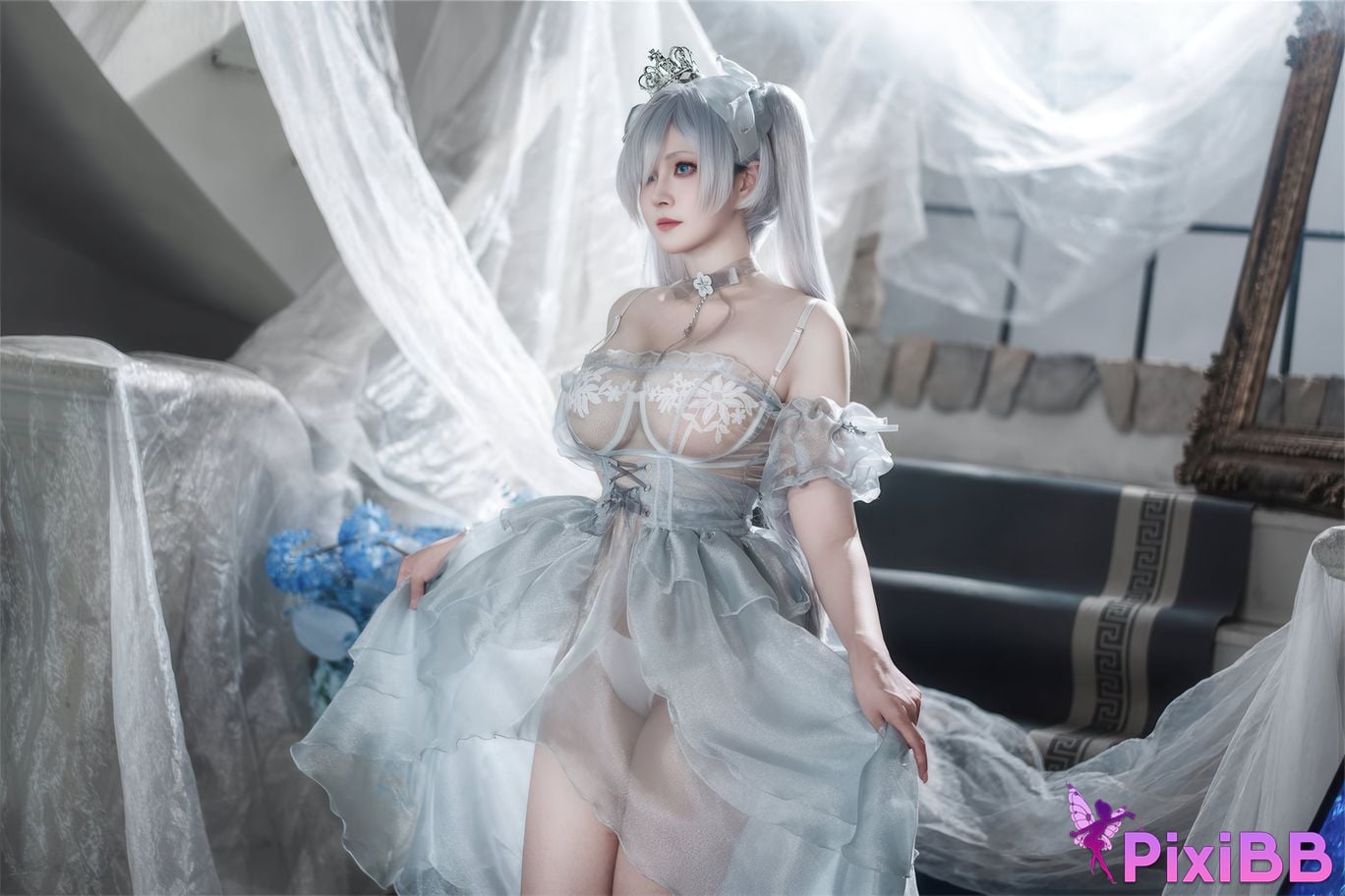 Cosplayer Natsuko Xia Xiazi cinderella crystal princess Cinderella PixiBB.COM 021