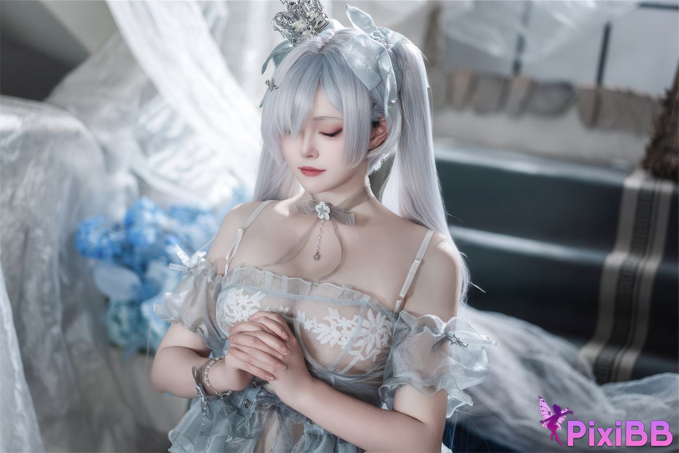 Cosplayer Natsuko Xia Xiazi cinderella crystal princess Cinderella PixiBB.COM 022