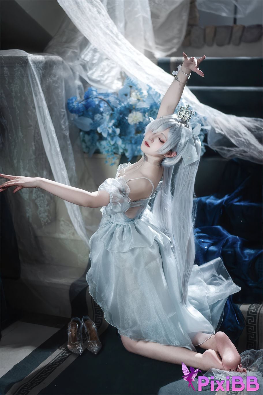 Cosplayer Natsuko Xia Xiazi cinderella crystal princess Cinderella PixiBB.COM 040