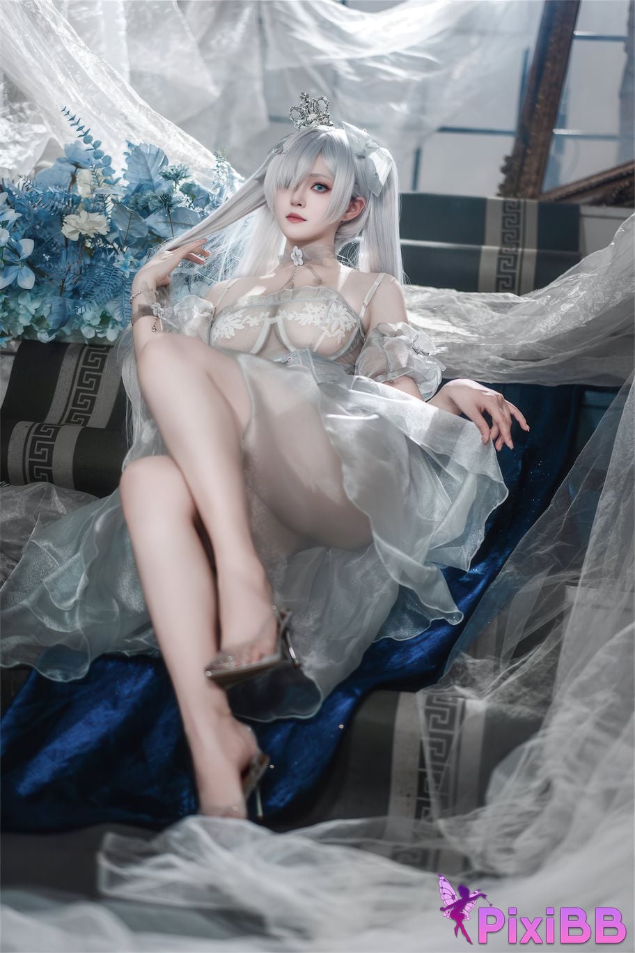 Cosplayer Natsuko Xia Xiazi cinderella crystal princess Cinderella PixiBB.COM 056