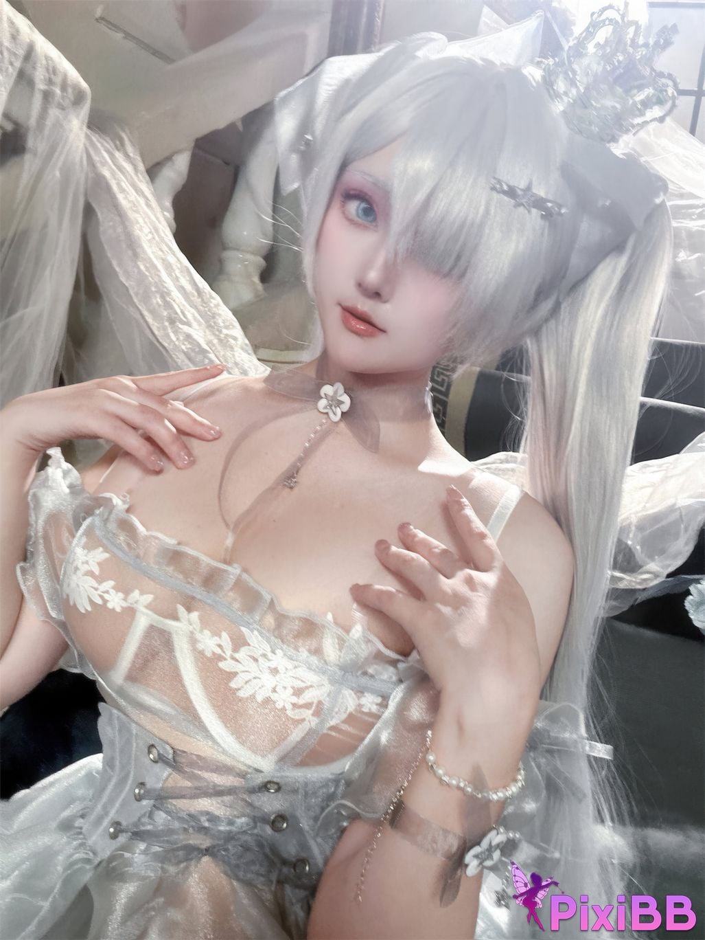 Cosplayer Natsuko Xia Xiazi cinderella crystal princess Cinderella PixiBB.COM 085