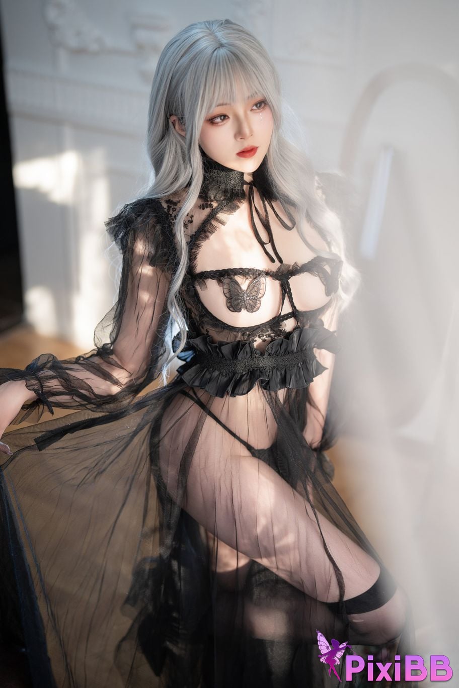 Cosplay Natsuko Black Butterfly PixiBB.COM 008