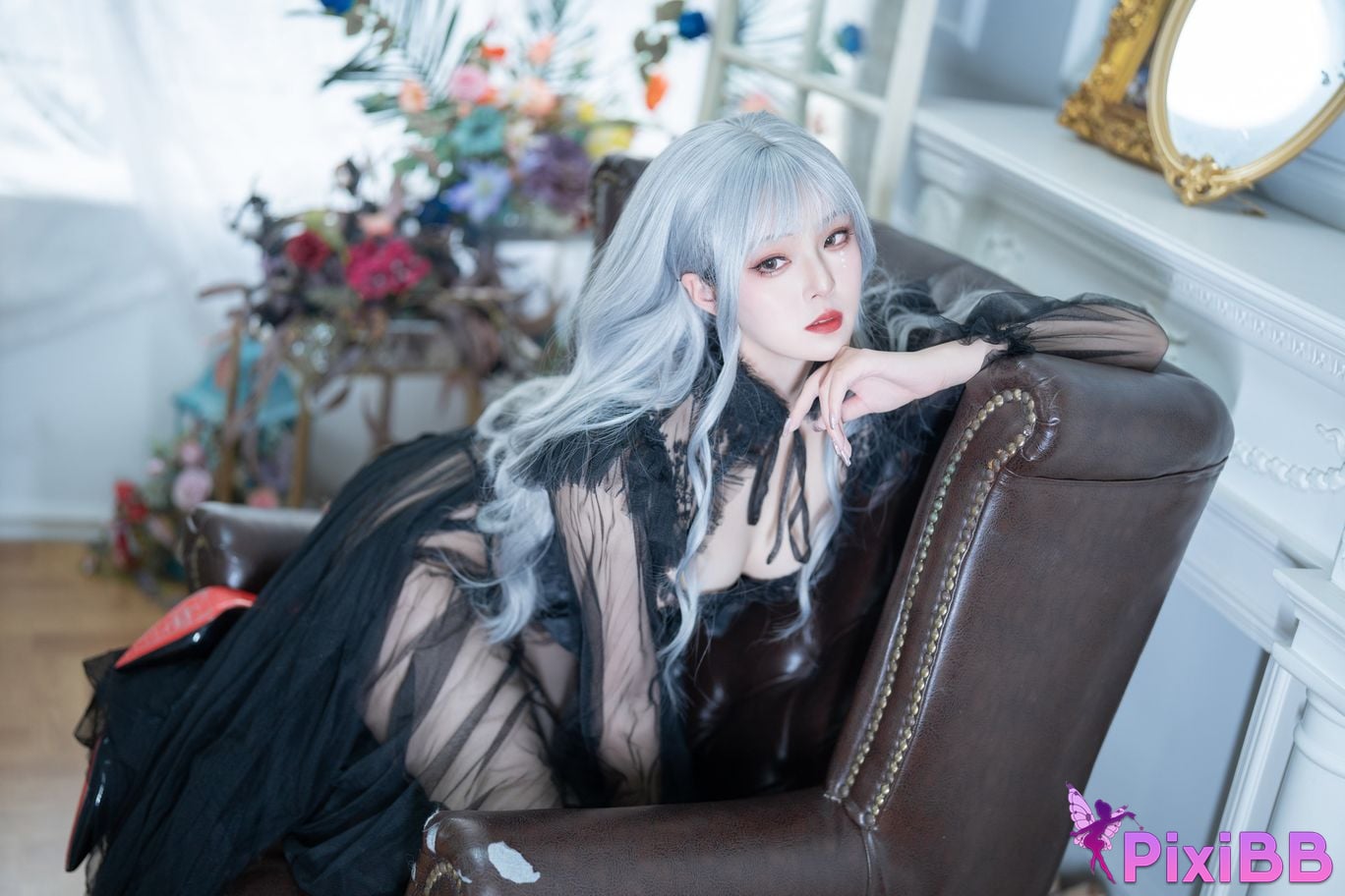 Cosplay Natsuko Black Butterfly PixiBB.COM 022