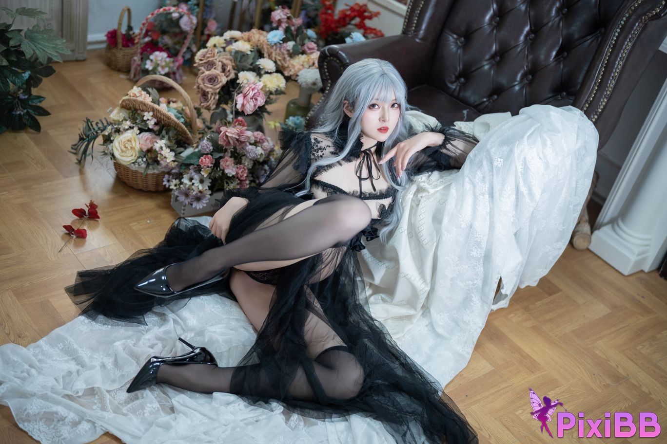 Cosplay Natsuko Black Butterfly PixiBB.COM 044