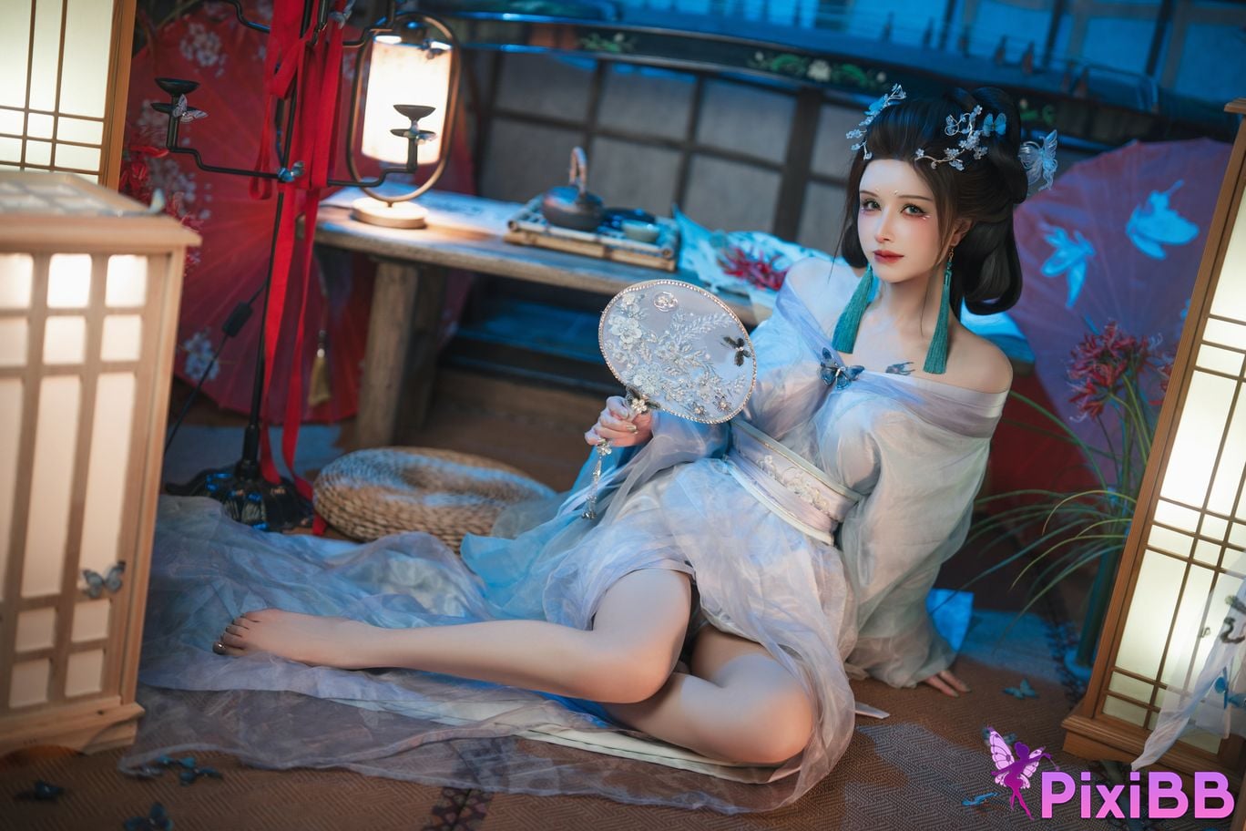 Cosplayer Deer eight years old Broken butterfly dream PixiBB.COM 001