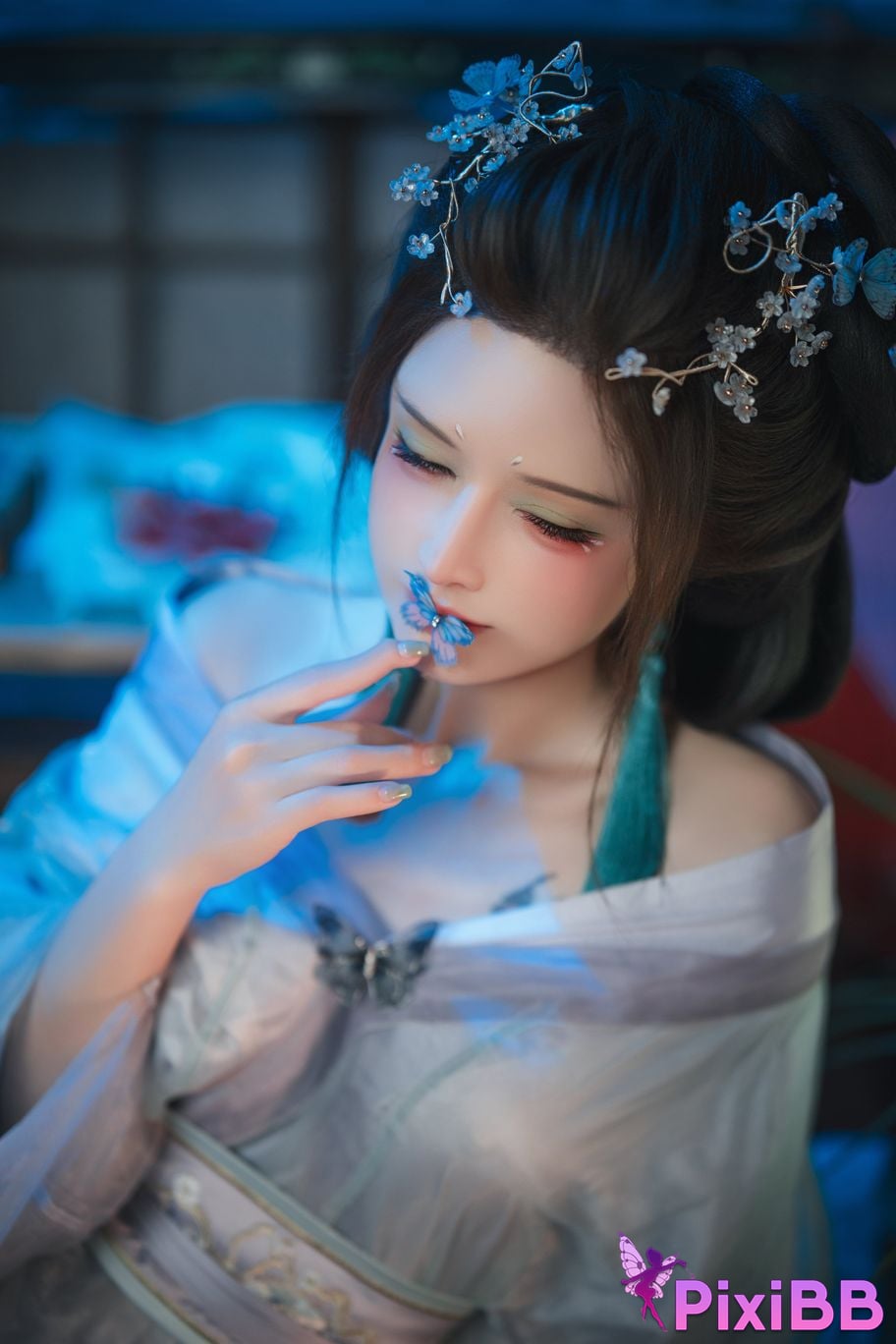 Cosplayer Deer eight years old Broken butterfly dream PixiBB.COM 007