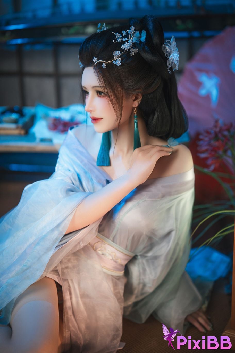 Cosplayer Deer eight years old Broken butterfly dream PixiBB.COM 009