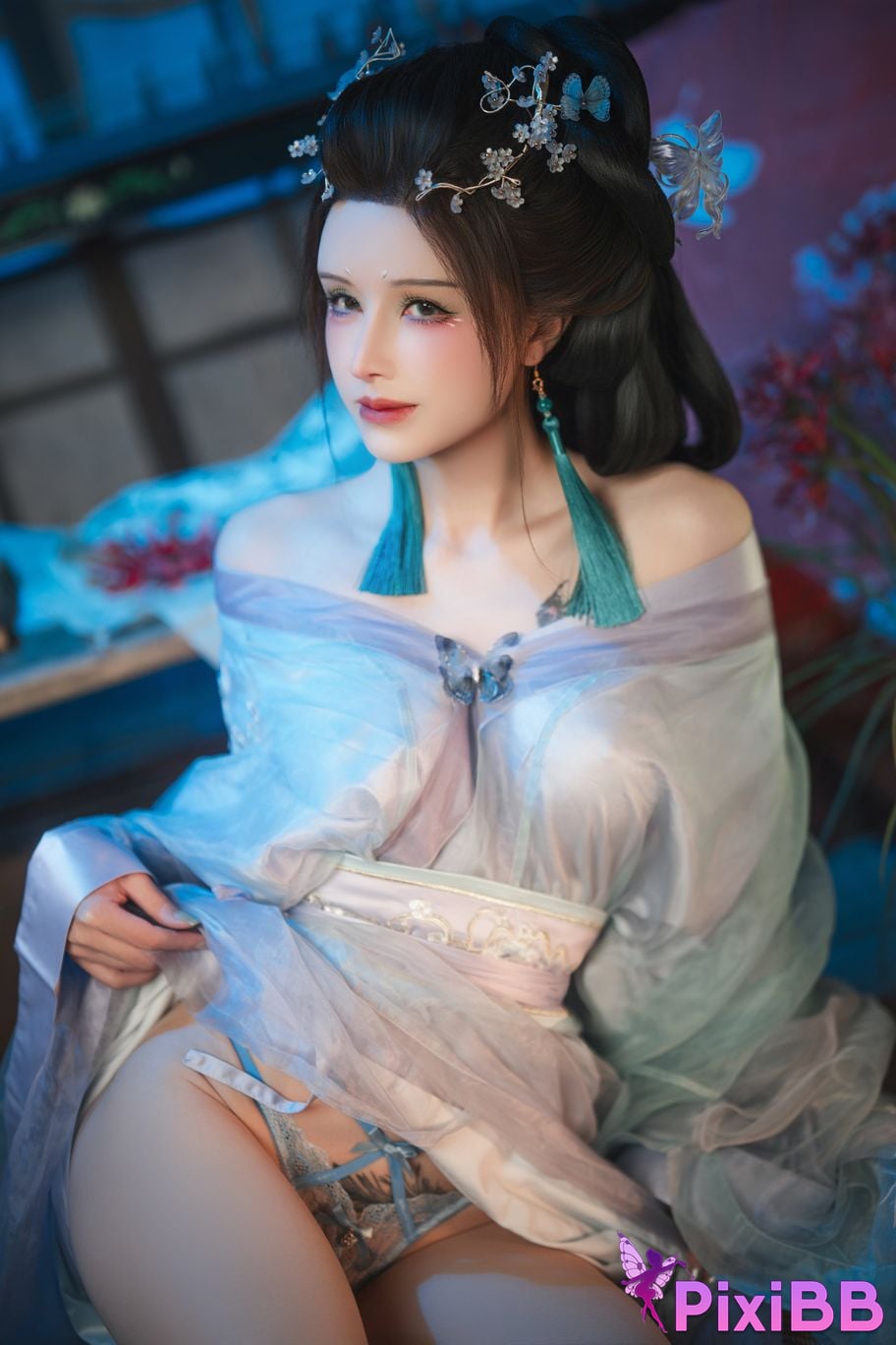 Cosplayer Deer eight years old Broken butterfly dream PixiBB.COM 015