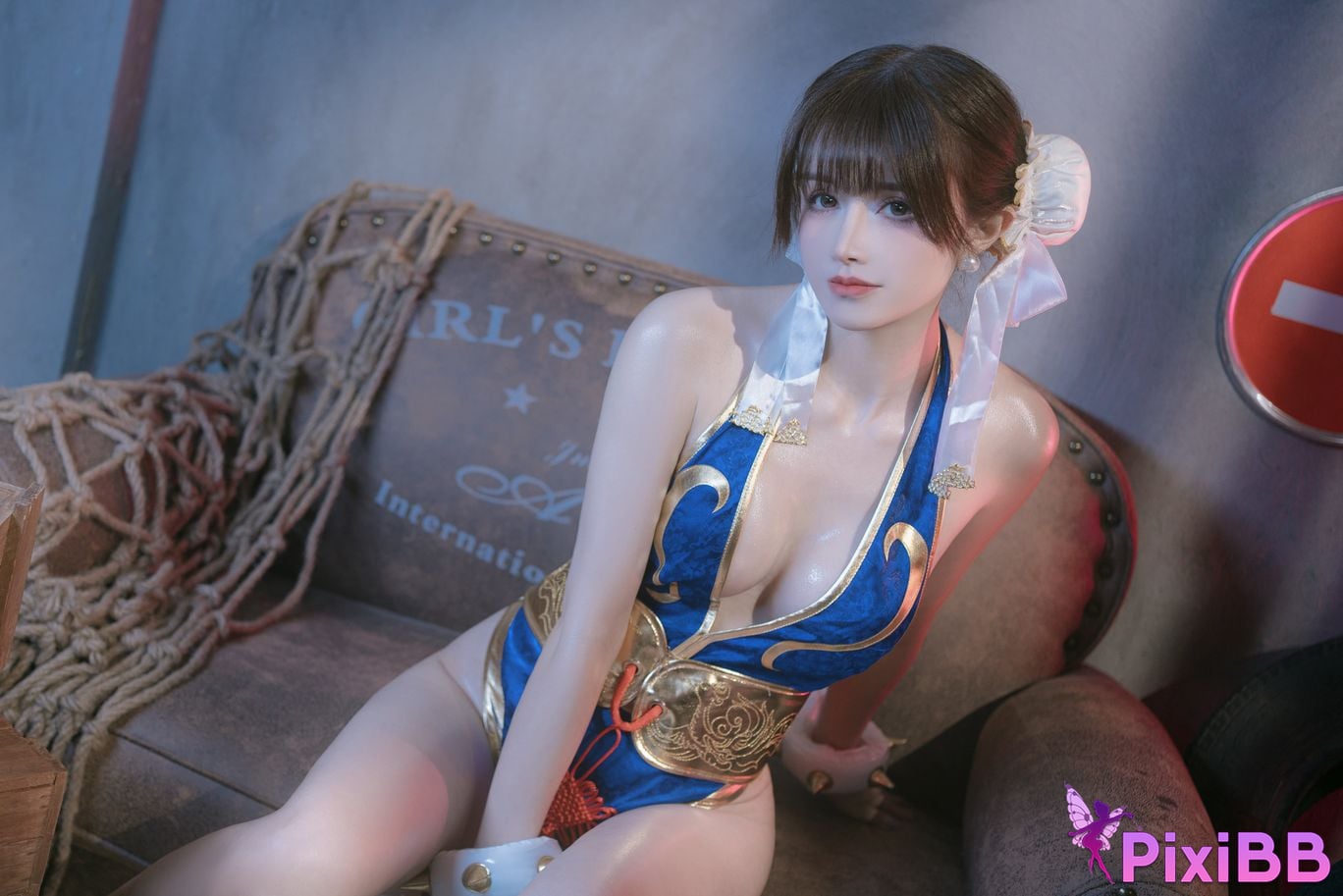 Cosplay Lu Basheng Chunlis Fighting Tutoring PixiBB.COM 012