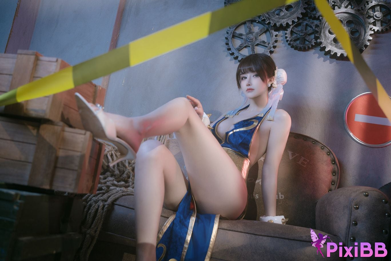 Cosplay Lu Basheng Chunlis Fighting Tutoring PixiBB.COM 020