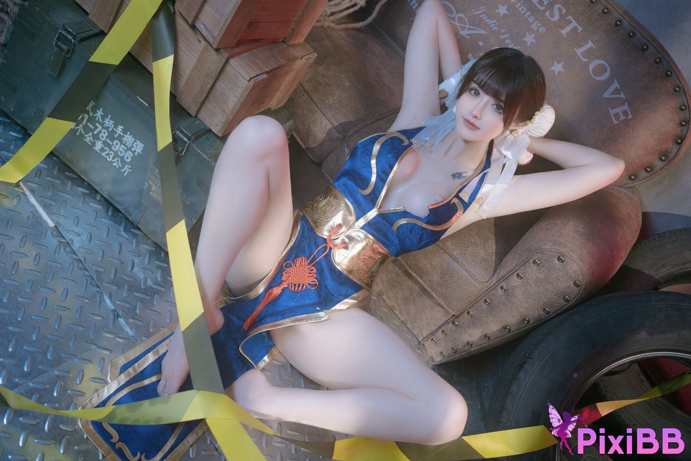 Cosplay Lu Basheng Chunlis Fighting Tutoring PixiBB.COM 031