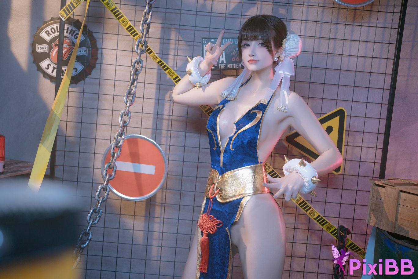 Cosplay Lu Basheng Chunlis Fighting Tutoring PixiBB.COM 046