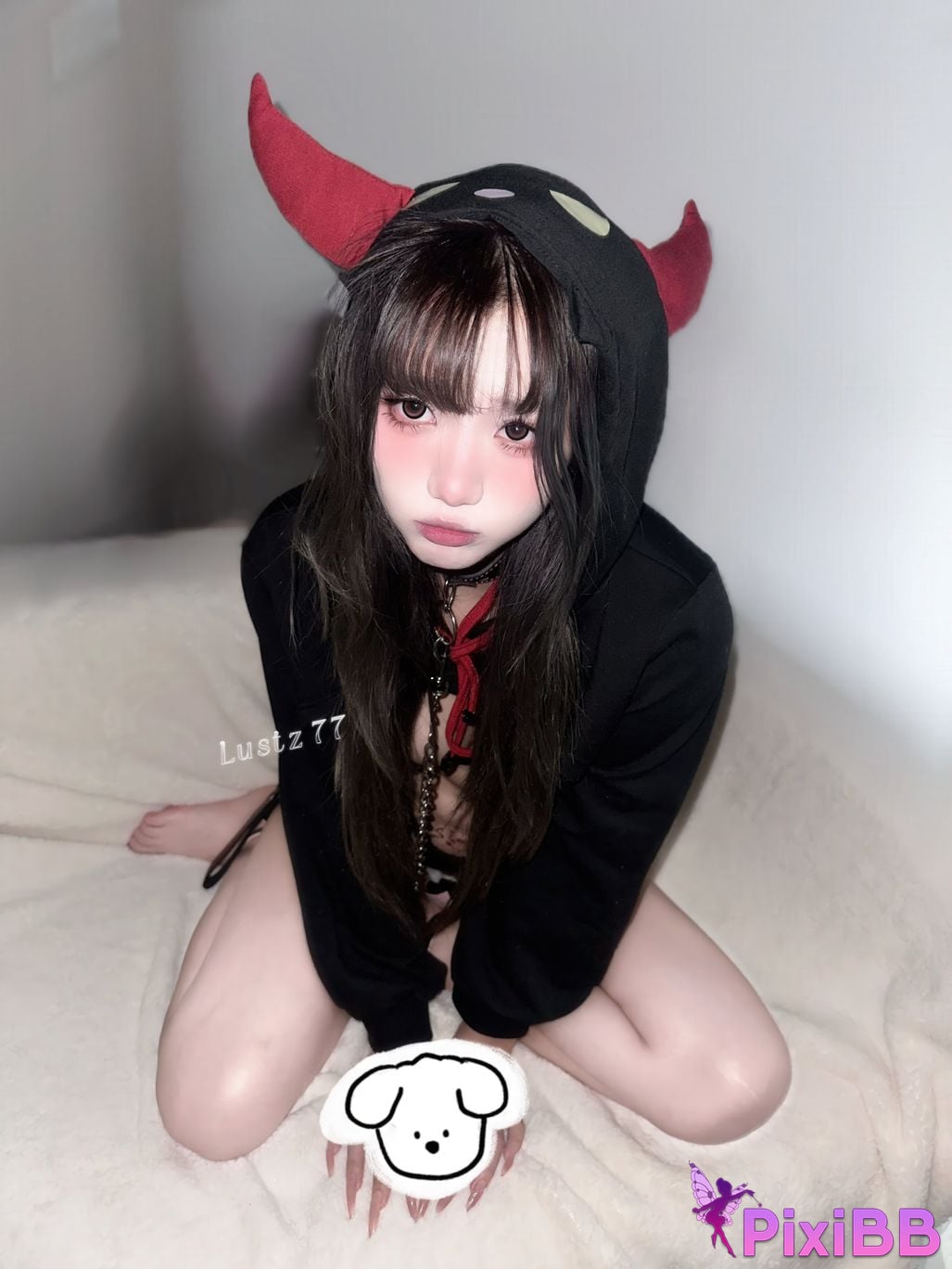 Cosplayer Qiqi be good bikini Oily coffee silk PixiBB.COM 018