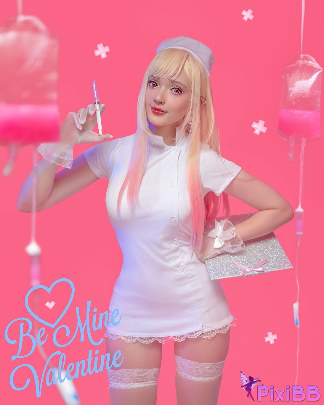 Cosplay Misaki Sai Marin Kitagawa Nurse PixiBB.COM 001