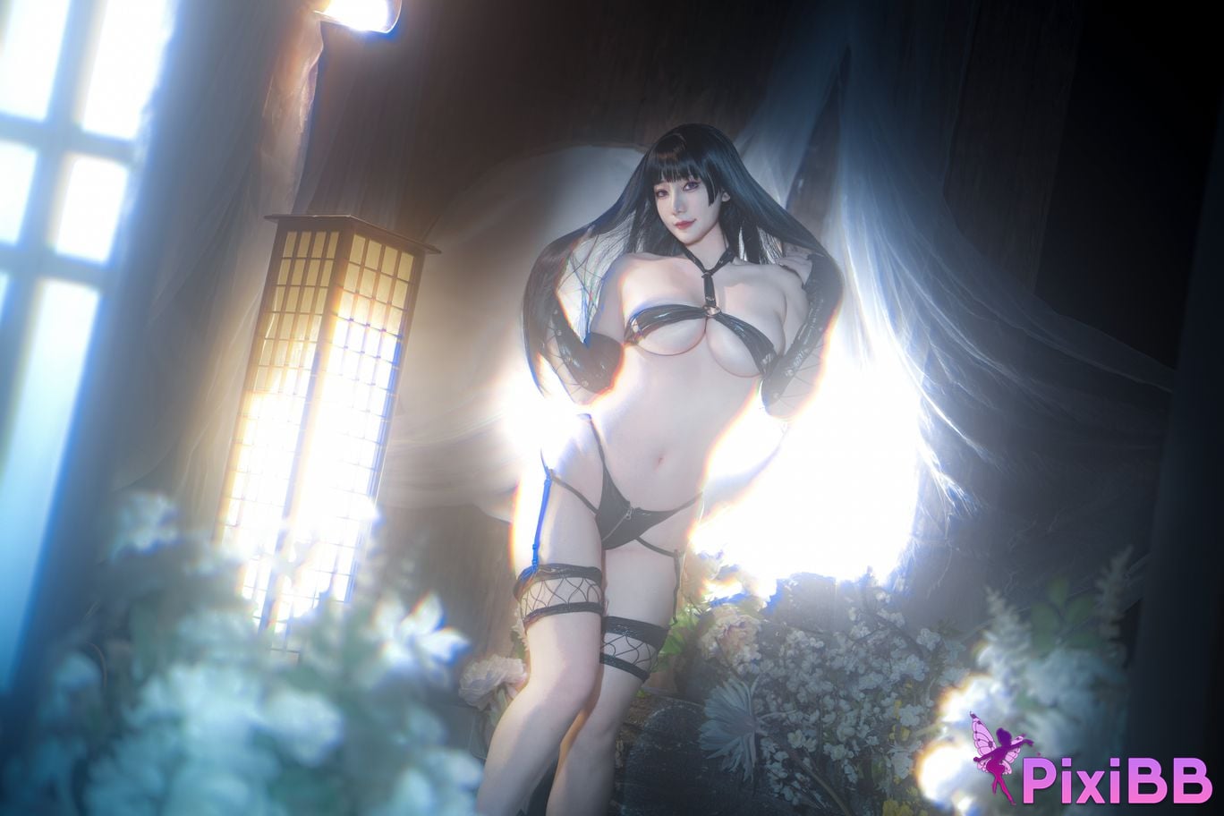 Coser Xing lan shi lan lan jiao lan mei ya PixiBB.COM 009