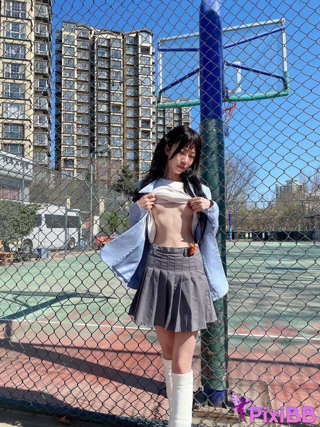 Tongtongguai Like to be exposed outdoors PixiBB.COM 010