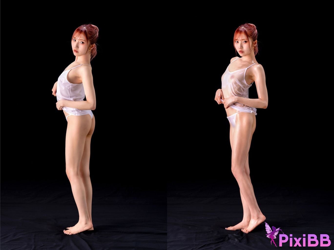 Japanese Idol Amiri Saito Absolutely transparent shiny pose book PixiBB.COM 004