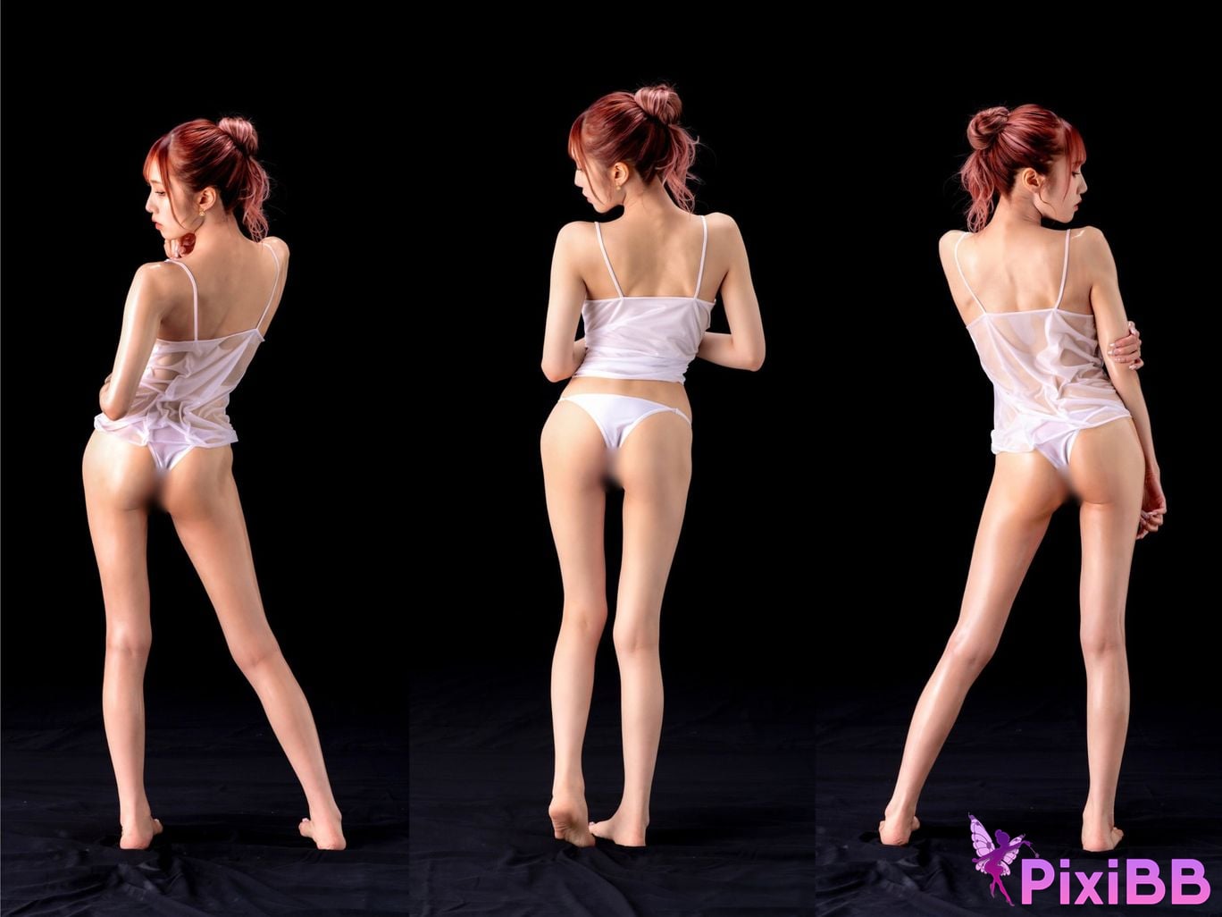 Japanese Idol Amiri Saito Absolutely transparent shiny pose book PixiBB.COM 005