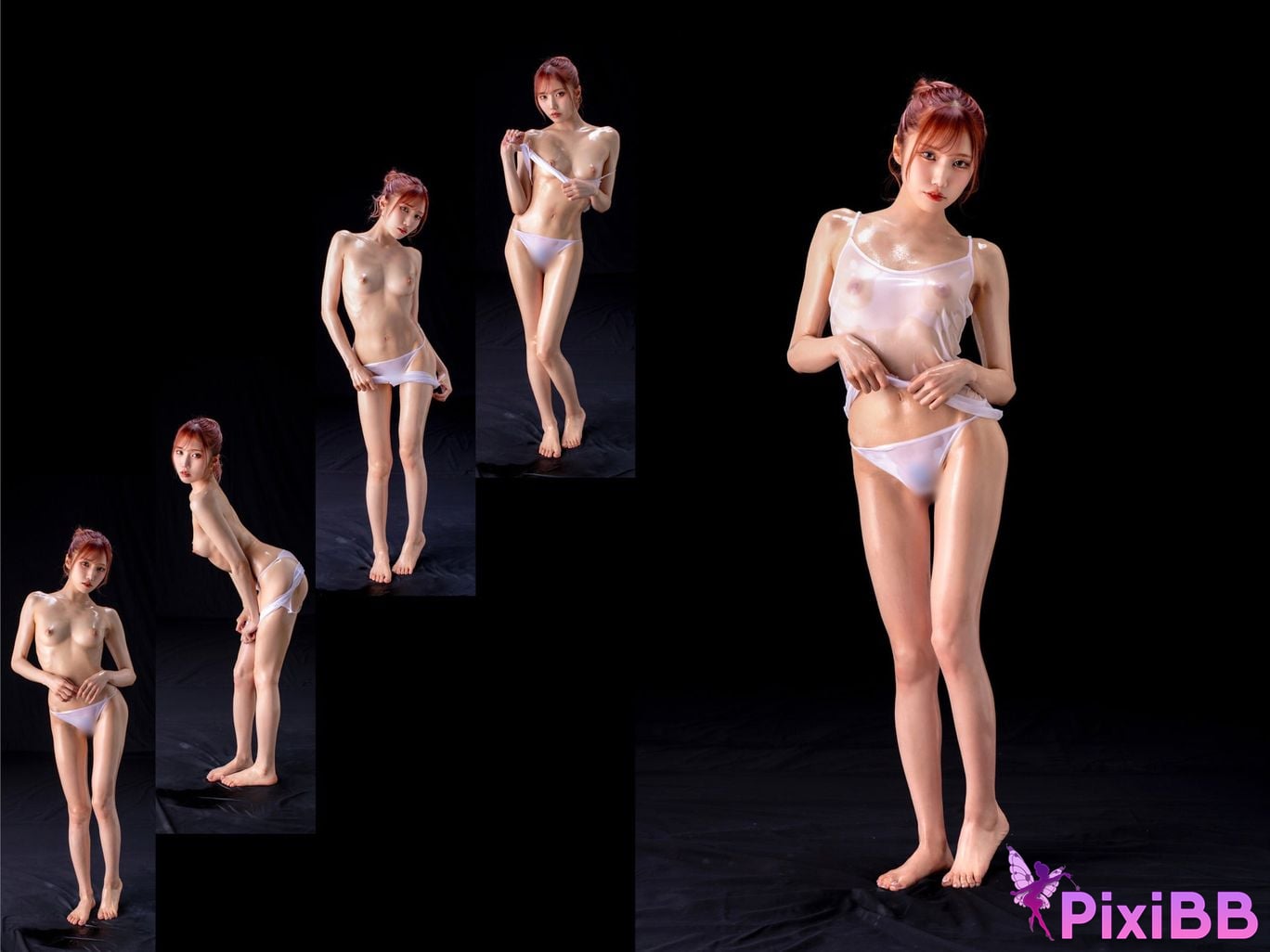 Japanese Idol Amiri Saito Absolutely transparent shiny pose book PixiBB.COM 021