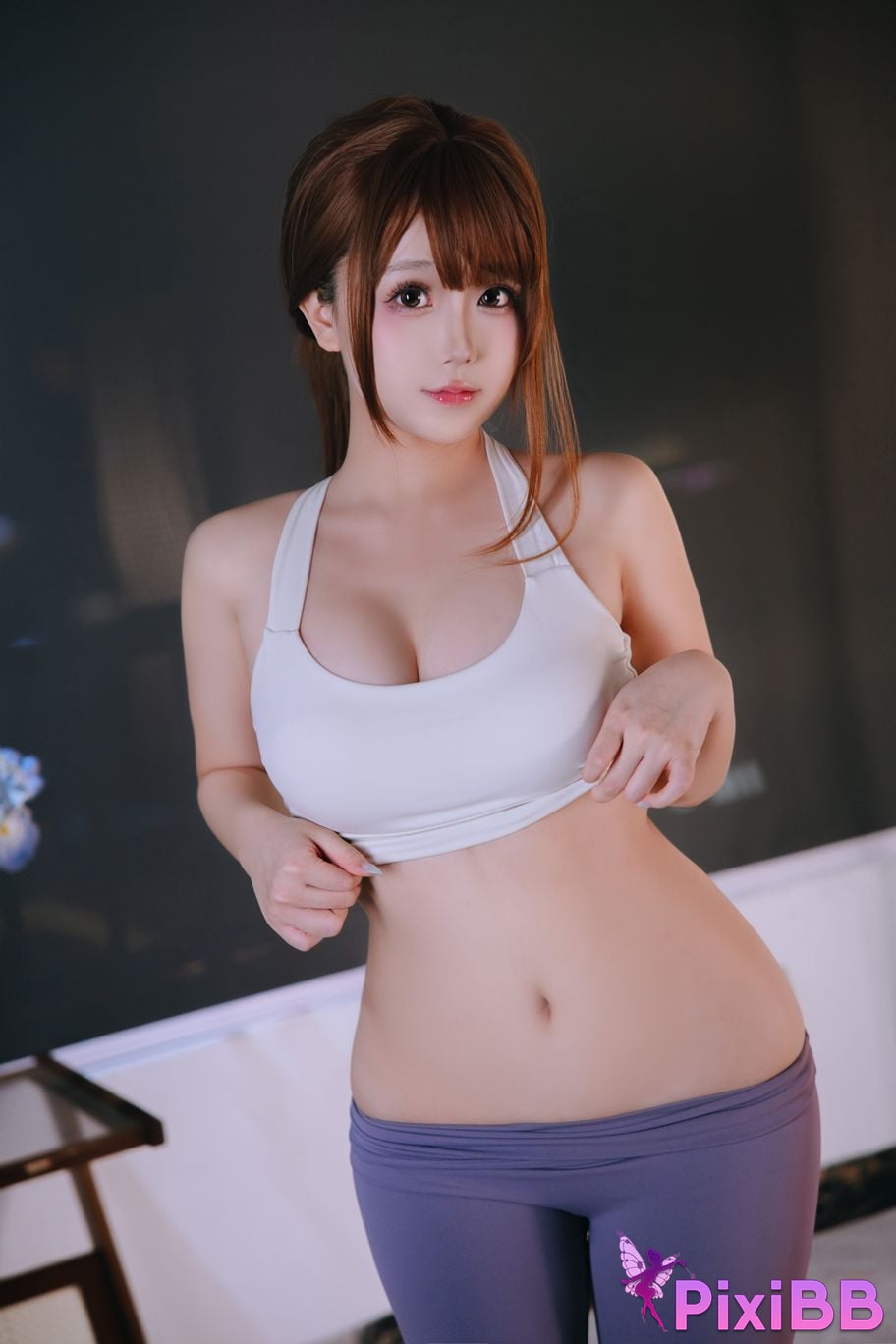 Cosplay Hinaga Yoga Training PixiBB.COM 080