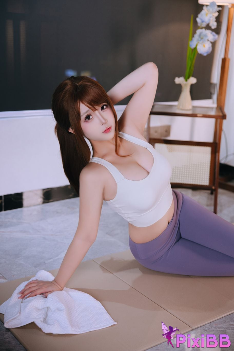 Cosplay Hinaga Yoga Training PixiBB.COM 107