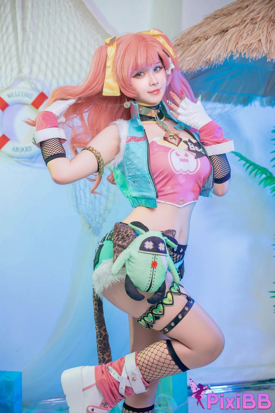 Cosplayer Pyon absolute zero Nicole sly sweetheart PixiBB.COM 001