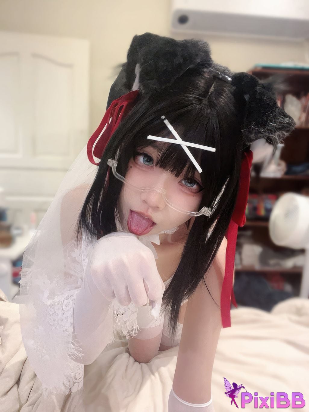 Cosplayer Nagi Shimizu puppy wedding PixiBB.COM 006