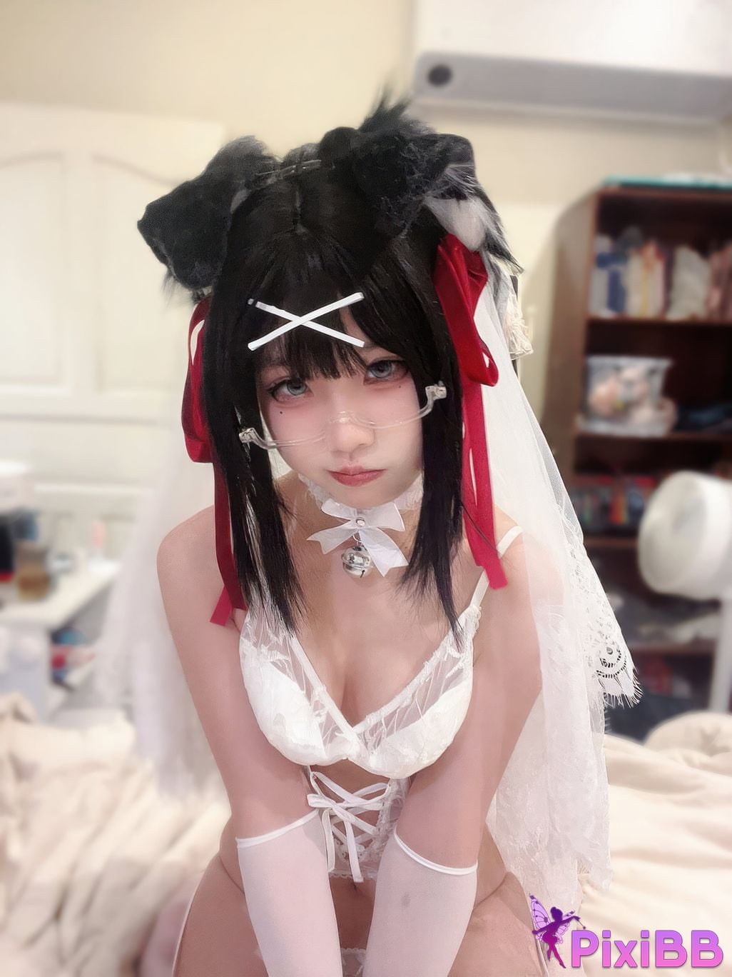 Cosplayer Nagi Shimizu puppy wedding PixiBB.COM 012