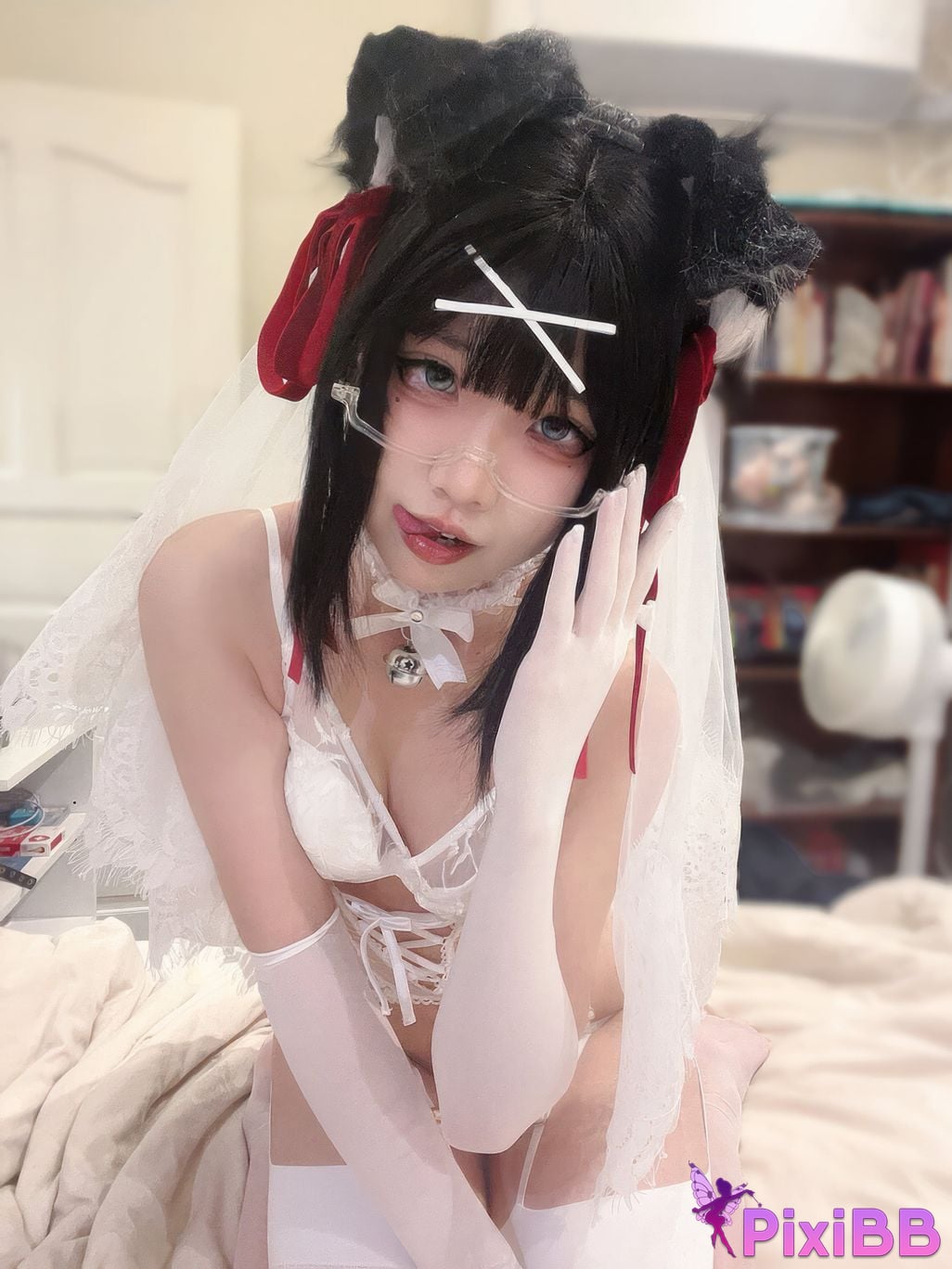 Cosplayer Nagi Shimizu puppy wedding PixiBB.COM 032