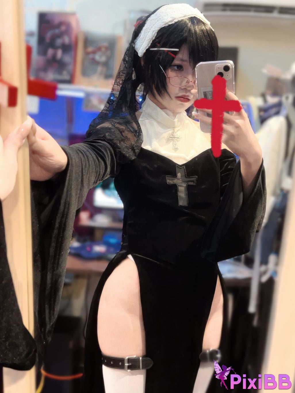 Cosplayer Nagi Shimizu nuns prayer PixiBB.COM 004