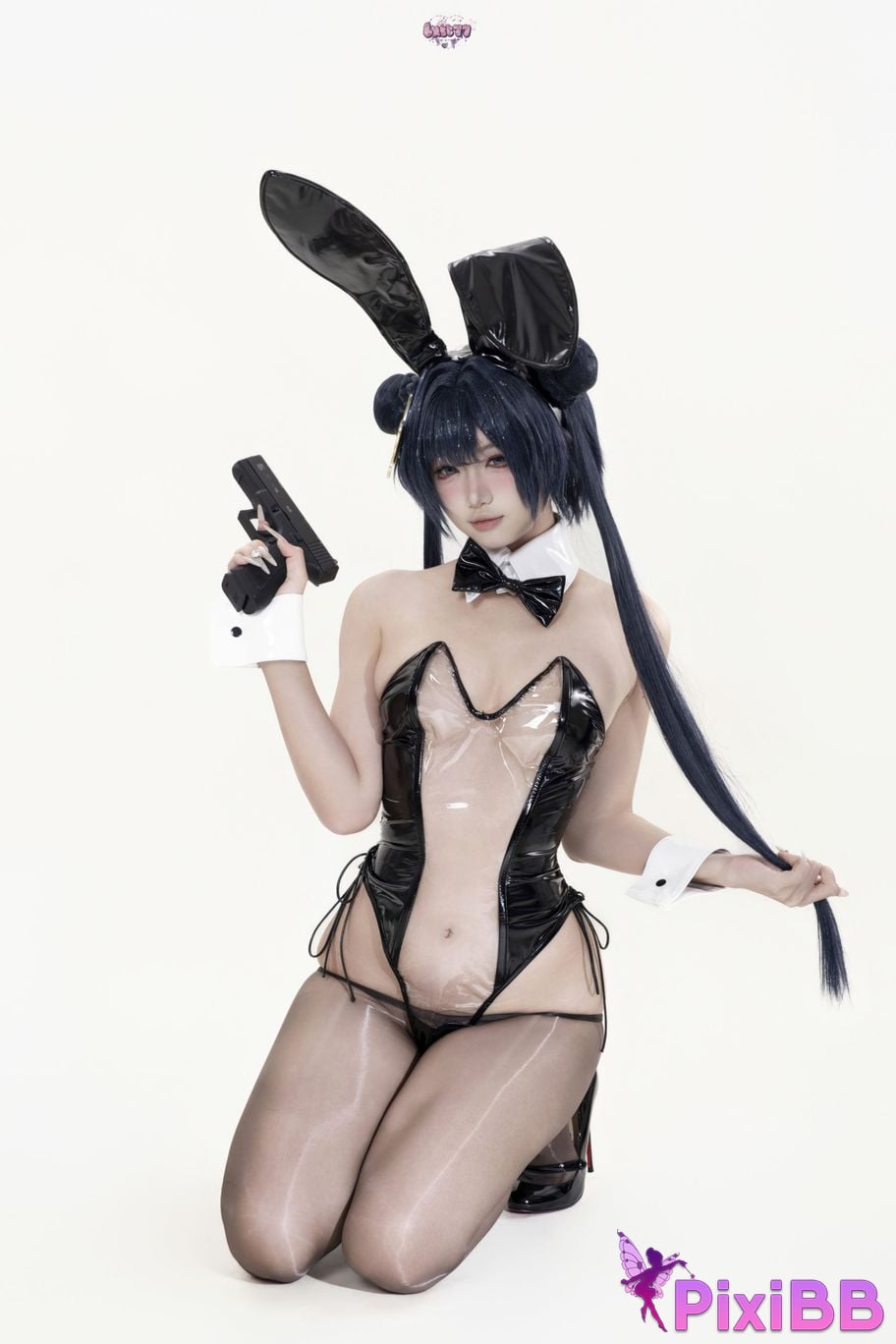 Cosplayer Qiqi be good Azure Files Feisaki bunny girl PixiBB.COM 011