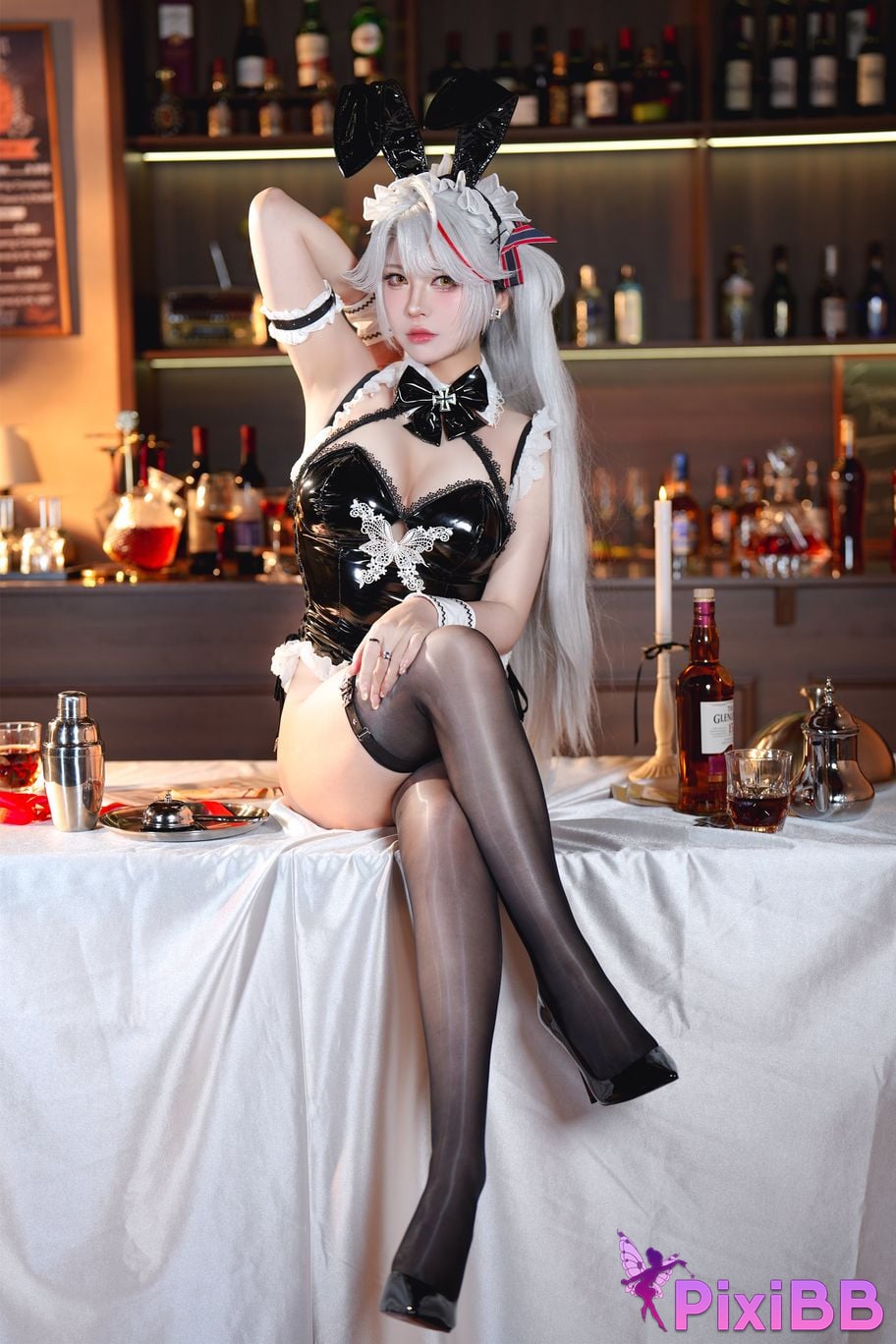 Cosplayer Half half son Ou Gen Qin Wang Bunny PixiBB.COM 019