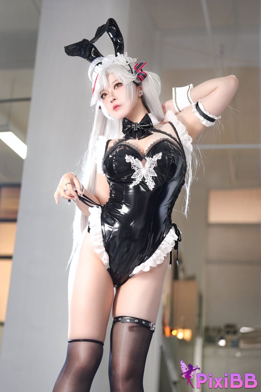 Cosplayer Half half son Ou Gen Qin Wang Bunny PixiBB.COM 023