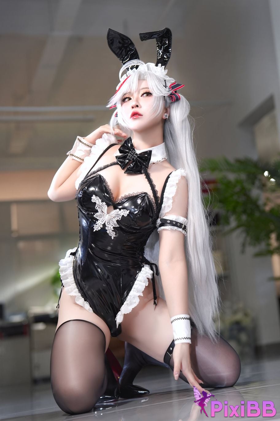 Cosplayer Half half son Ou Gen Qin Wang Bunny PixiBB.COM 056