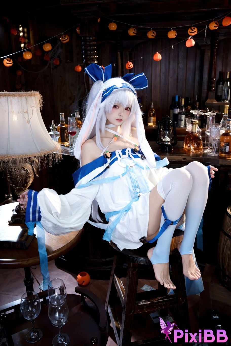 Cosplayer Jiuqi Meow azur lane Lafite ll PixiBB.COM 007
