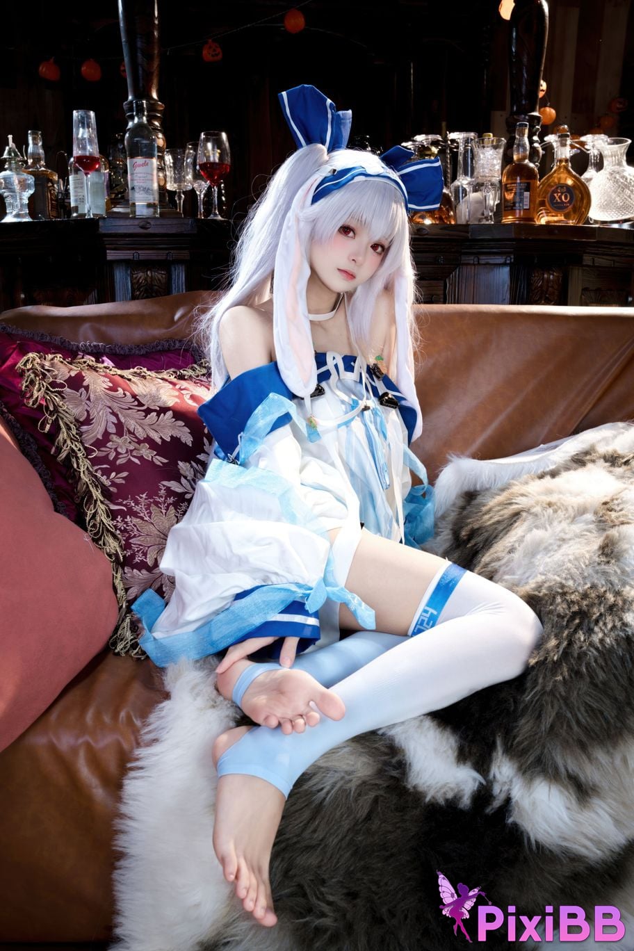 Cosplayer Jiuqi Meow azur lane Lafite ll PixiBB.COM 012