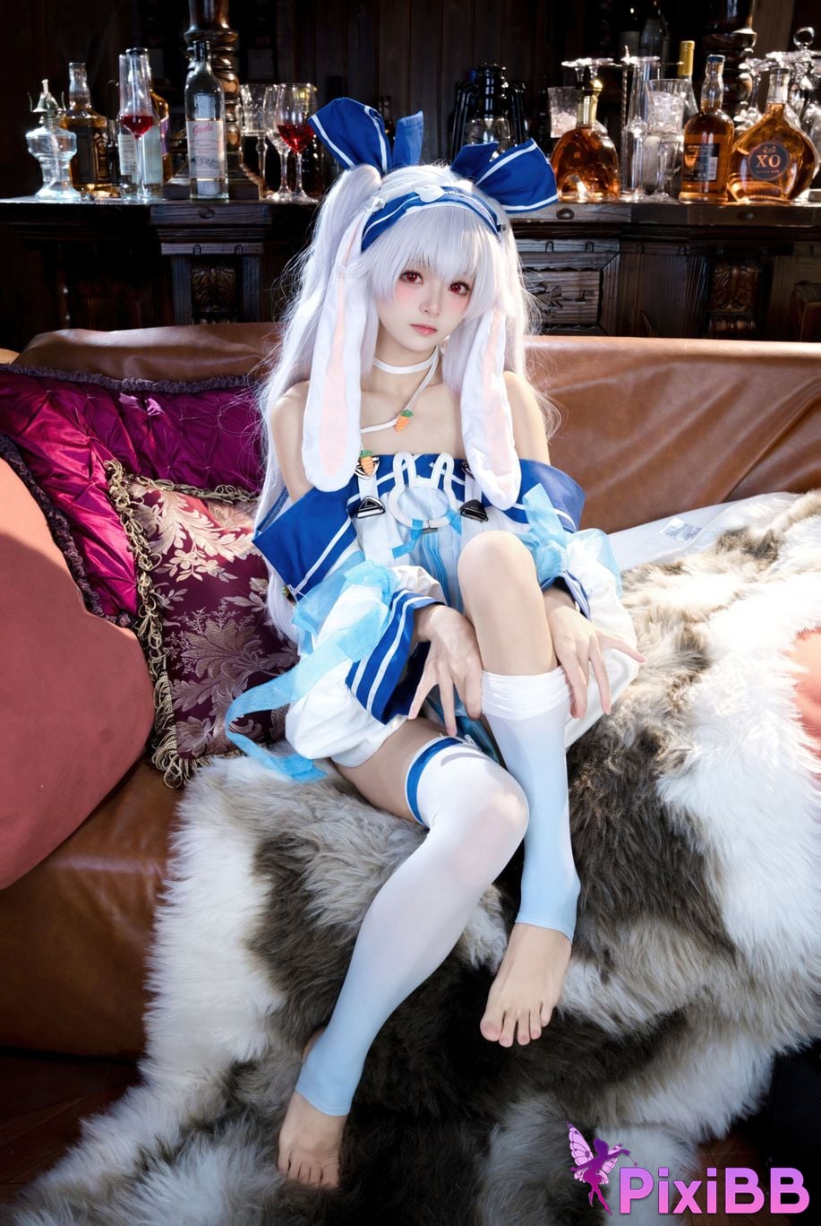 Cosplayer Jiuqi Meow azur lane Lafite ll PixiBB.COM 016