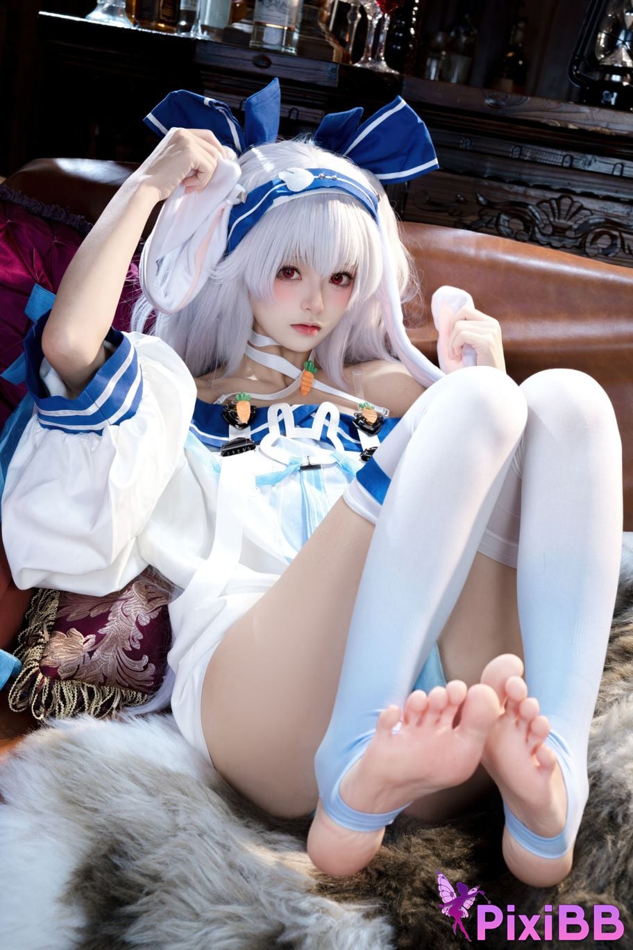 Cosplayer Jiuqi Meow azur lane Lafite ll PixiBB.COM 018