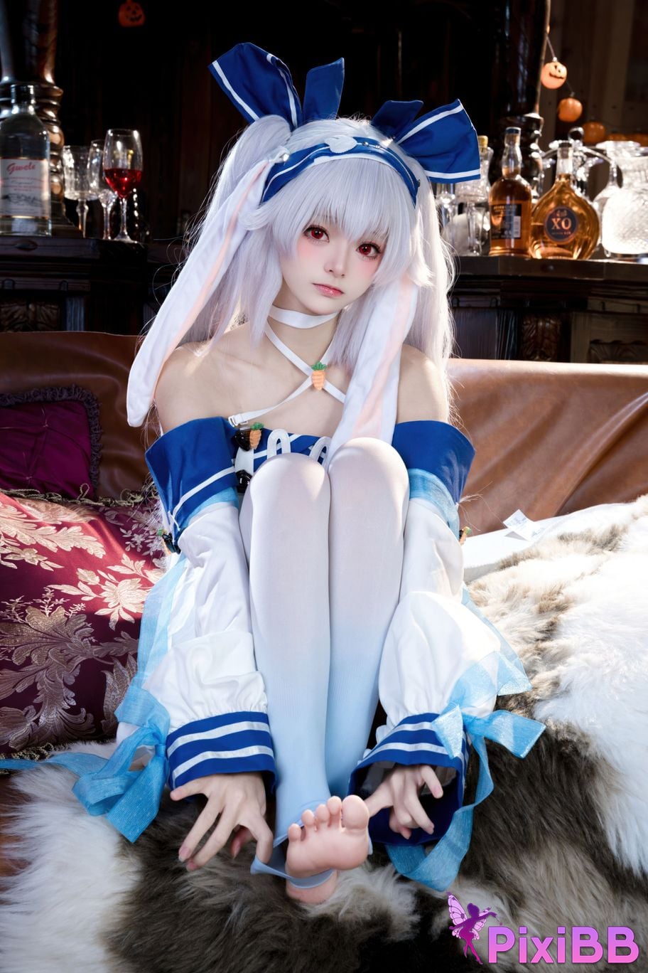 Cosplayer Jiuqi Meow azur lane Lafite ll PixiBB.COM 023