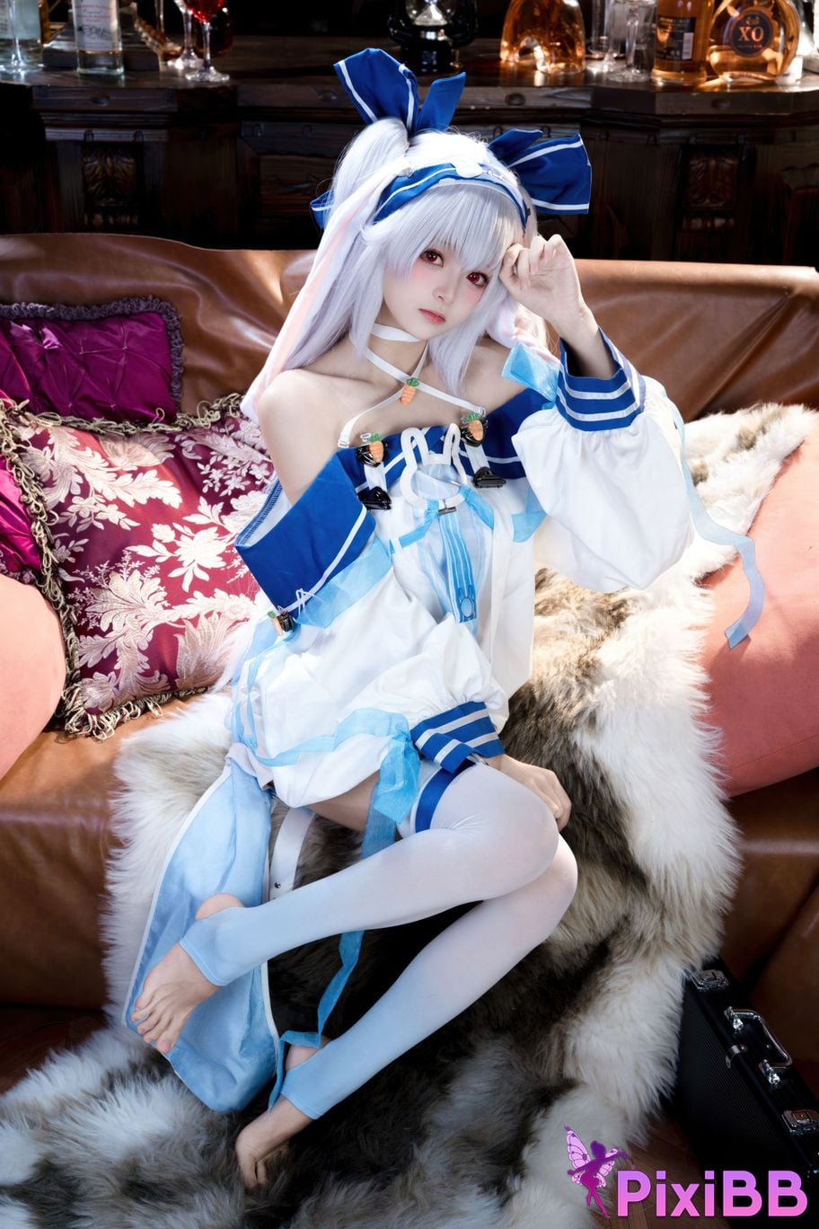 Cosplayer Jiuqi Meow azur lane Lafite ll PixiBB.COM 029