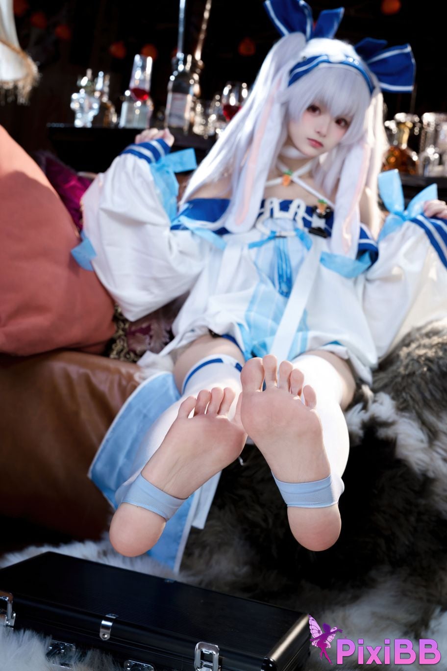 Cosplayer Jiuqi Meow azur lane Lafite ll PixiBB.COM 030