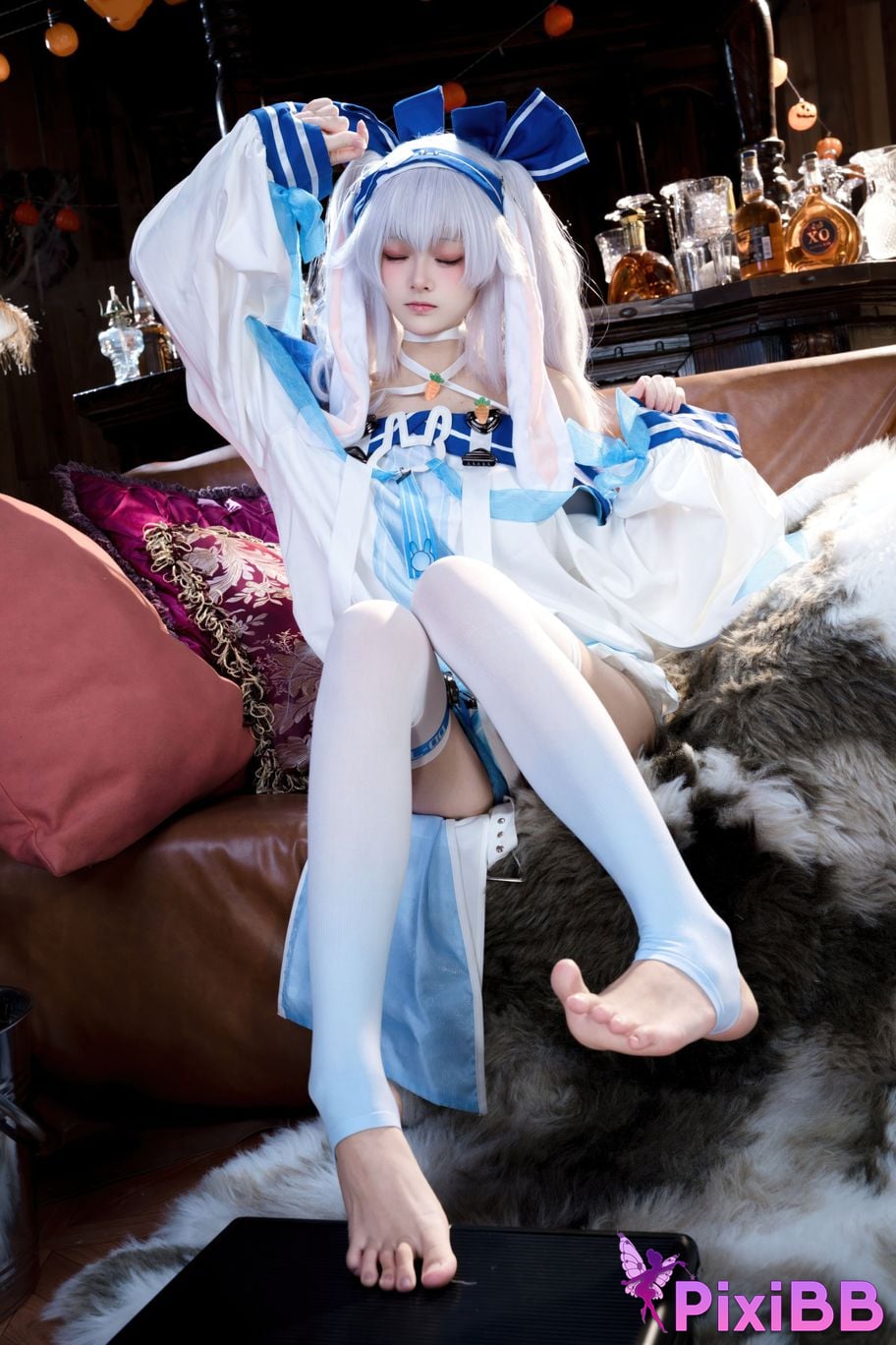 Cosplayer Jiuqi Meow azur lane Lafite ll PixiBB.COM 035