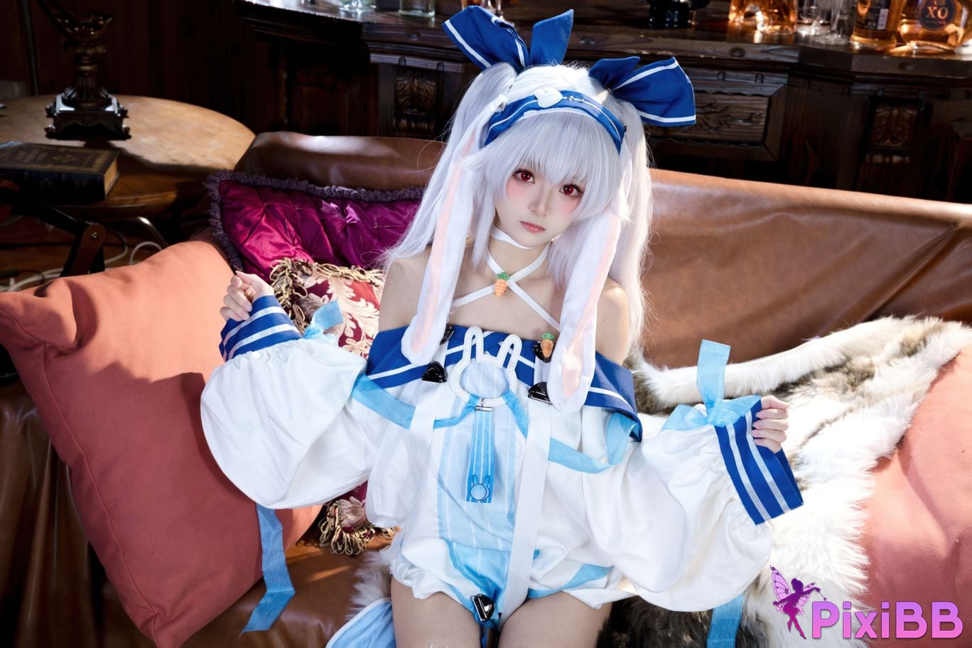 Cosplayer Jiuqi Meow azur lane Lafite ll PixiBB.COM 036