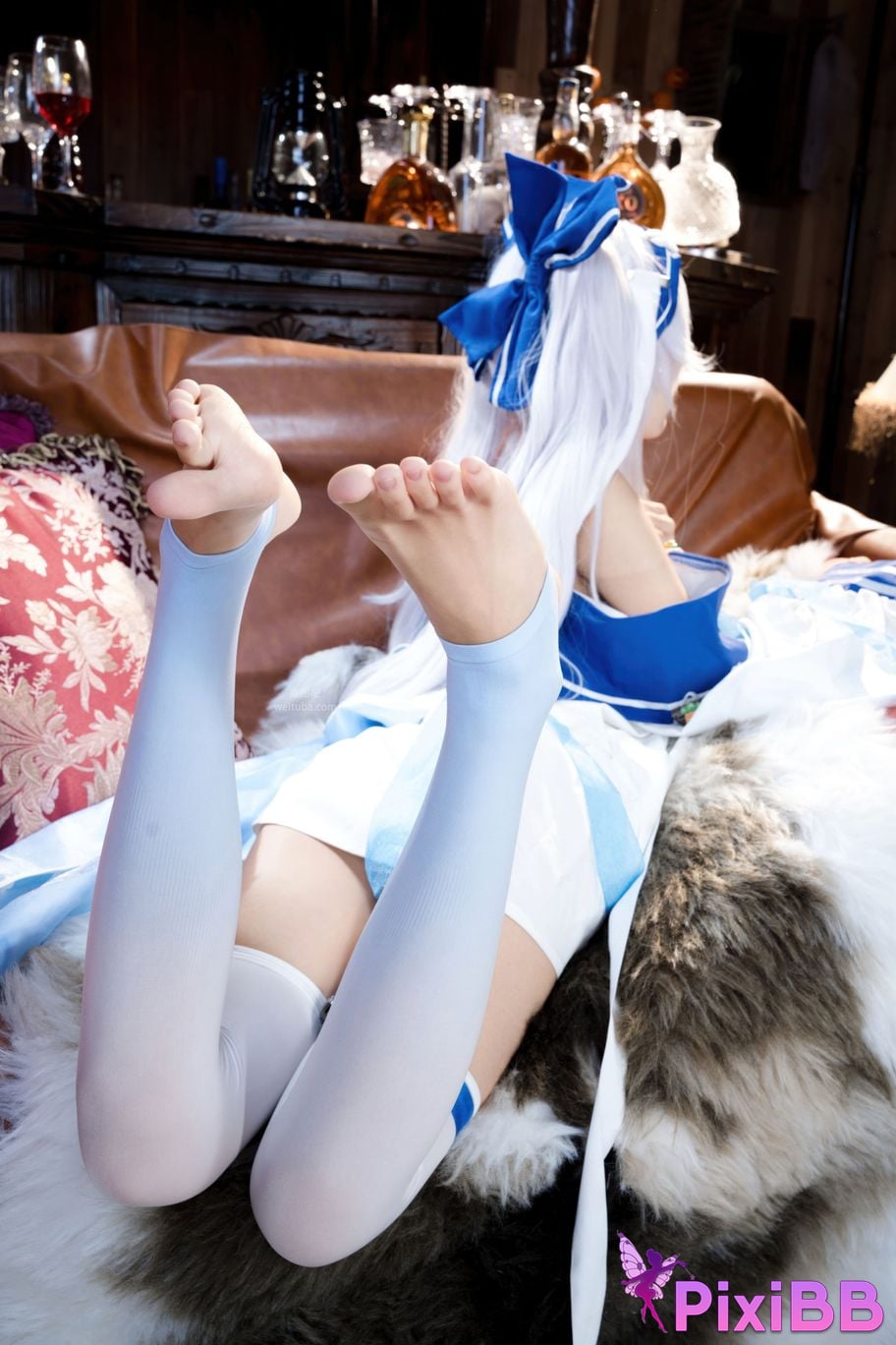 Cosplayer Jiuqi Meow azur lane Lafite ll PixiBB.COM 042