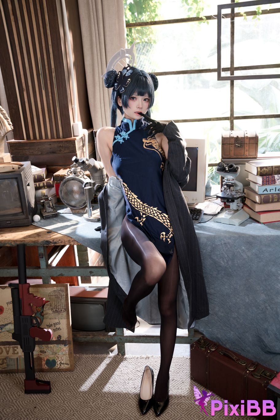 Cosplayer Jiuqi Meow Hizakibara skin PixiBB.COM 007