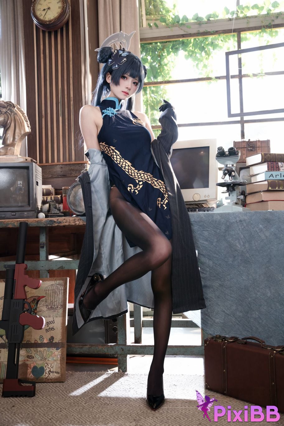 Cosplayer Jiuqi Meow Hizakibara skin PixiBB.COM 012