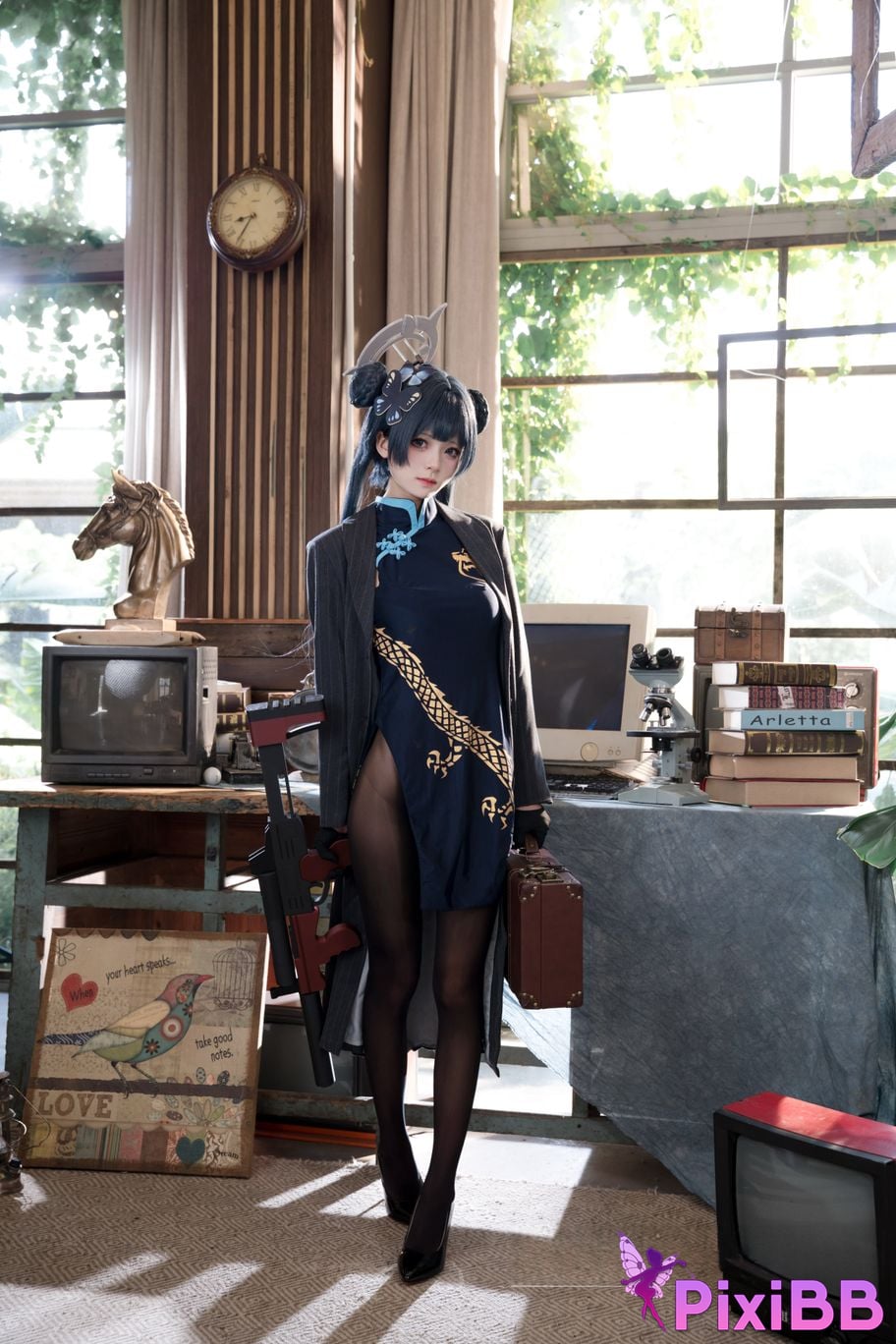Cosplayer Jiuqi Meow Hizakibara skin PixiBB.COM 016
