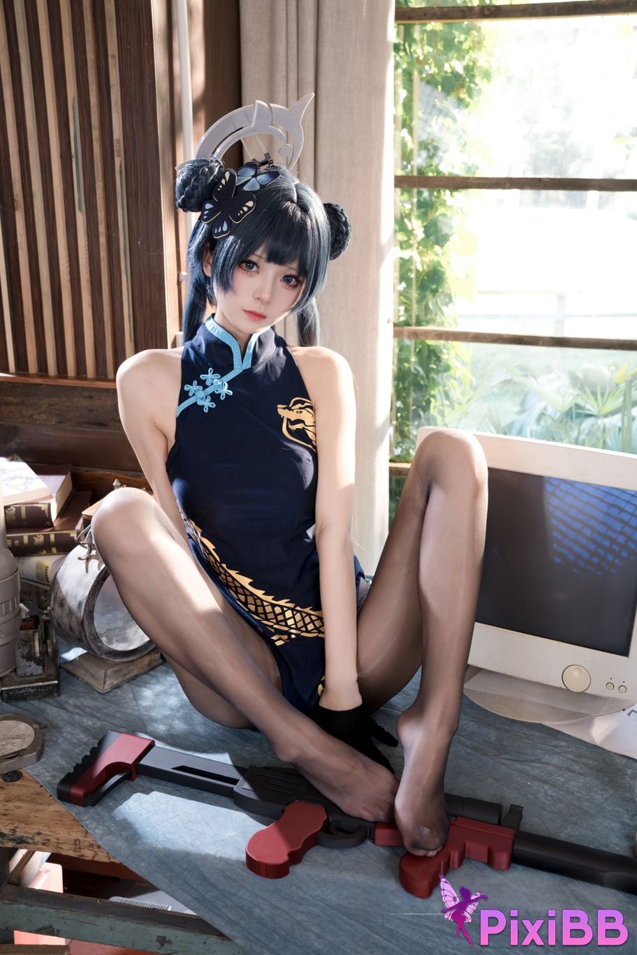 Cosplayer Jiuqi Meow Hizakibara skin PixiBB.COM 024